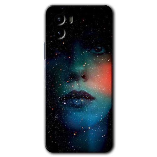 Vivo Y15s Kılıf HD Desen Baskılı Arka Kapak - Karanlık Kadın