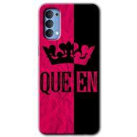 MRCİLETİSİM Oppo Reno 4 Kılıf HD Desen Baskılı Arka Kapak + Temperli Cam - Queen
