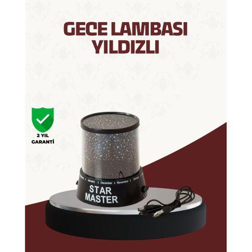 Galaxy Efektli Led Projektör Taşınabilir Yıldız Gece Lambası