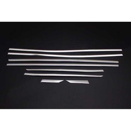 Peugeot 3008 Uyumlu Krom Cam Çıtası 8 Parça 2016 Ve Sonrası