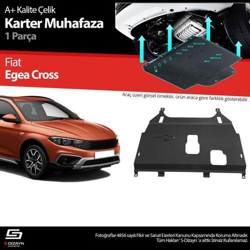S-Dizayn Fiat Egea Cross Çelik Karter Muhafaza Koruma 2020 Üzeri A+ Kalite