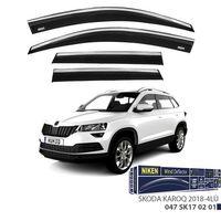 Niken Kromlu Cam Rüzgarlığı Skoda Karoq 2018 ve Sonrası ile uyumlu