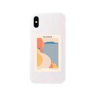iPhone X Palermo Premium Beyaz Lansman Silikonlu Kılıf