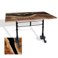 Dockers Çipa 3002 Döküm Ayak Masa 70x120 cm - (Werzalit, Wermodin ve Allzalit Tabla) - Epoxy