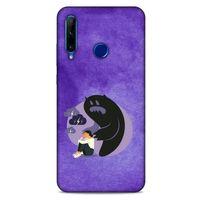 Huawei Honor 20 Lite Kılıf Depresyon (41) Tank Kılıf Koyu Yeşil Pembe