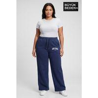 Kadın Büyük Beden Bol Paça  Yüksek Bel Lastikli NewYork Baskılı Eşofman Altı SPR26BEA988-5