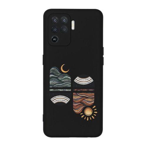 Oppo Reno 5 Lite Wave Desenli Premium Silikonlu Telefon Kılıfı