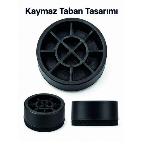 4 Adet Kaymaz Çamaşır Makinesi Ayak Altlığı