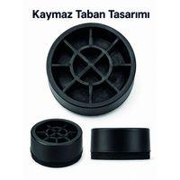 4 Adet Kaymaz Çamaşır Makinesi Ayak Altlığı