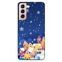 Lopard Samsung Galaxy S21 Uyumlu Kılıf SnowiX (27) Tasarımlı Kılıf