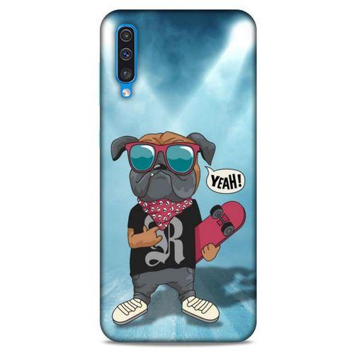 Samsung Galaxy A30s Kılıf Köpek Kıyafetleri (4) Koruma Kılıfı Bulldog Fular