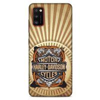 Samsung Galaxy A41 Uyumlu Kılıf Motorsiklet (5) Koruma Kabı Harley Davidson