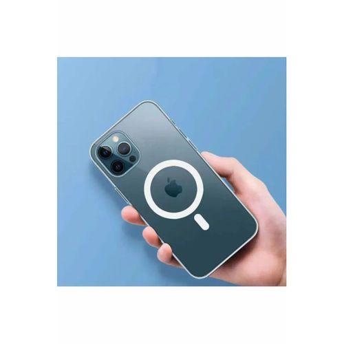 Iphone 14 Kılıf Kamera Lens Korumalı Magsafe Destekli Şeffaf Darbe Emici Sert Kapak