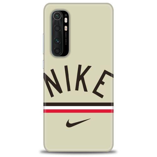 Xiaomi Mi Note 10 Lite Kılıf HD Baskılı Kılıf - Nike + Tam Ekran Koruyucu