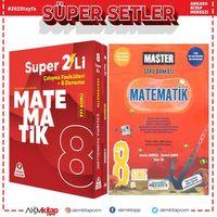 Örnek Akademi 8. Sınıf Süper İkili Matematik Seti ve Okyanus Master Soru Bankası Seti 2 Kitap