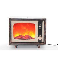 Tv Tasarımlı Ledli Şömine Lamba