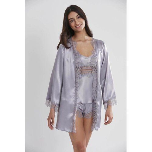Pierre Cardin 2490 Bayan Sabahlıklı Saten Şort Takım