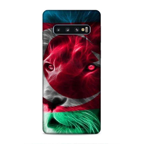 Samsung Galaxy S10 Uyumlu Kılıf Azarbaijan (23) Ultra Koruma Kılıfı Aslan Bayrak
