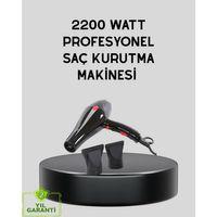 Profesyonel 2200w Fön Makinesi – Ac Motorlu, Hızlı Kurutma, Hafif Tasarım