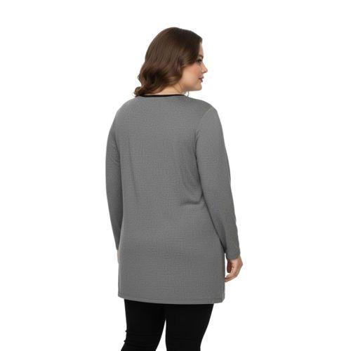 Kadın Yumoş Taşlı Baskılı Tunik BGL-ST05071