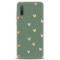 Xiaomi Mi 9 Lite Kılıf HD Baskılı Kılıf - Soft Kalpler + Tam Ekran Koruyucu