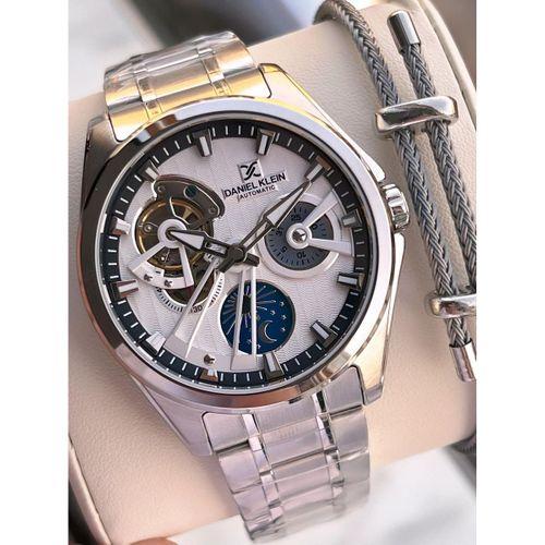 Daniel Klein Otomatik Mekanizma Mehtap Ve Güneş Kadranlı 2 Yıl Garantili Erkek Kol Saati OTM.14048.1