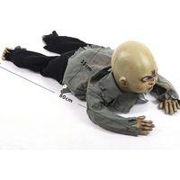 Eğitici Oyuncak Sesli Işıklı ve Sensörlü Yerde Emekleyen Hareketli Bebek Hayalet Zombi Dekor 30x85 cm