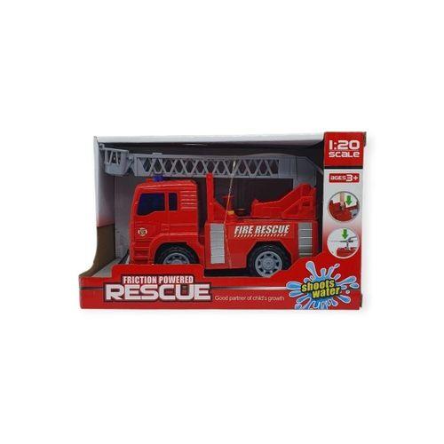 Su Fışkırtan Merdivenli İtfaiye Aracı - Sesli Işıklı - 661-01 - Merdivenli