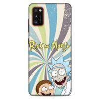 Samsung Galaxy A41 Uyumlu Kılıf Rick And Morty (3) Kapak President Morty