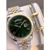 Ferrucci Nişan Ve Takım Elbiselere Özel Takvimli Kadran 2 Yıl Garantili Spor Erkek Kol Saati J3623.2