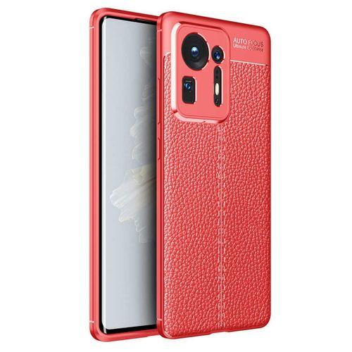 Fogy Xiaomi Mi Mix 4 Uyumlu Kılıf Kamera Korumalı Rugan Armor Serisi Deri Görünümlü Silikon