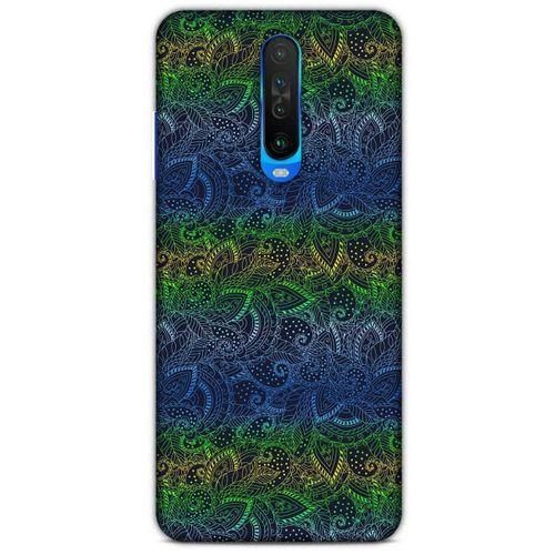 Xiaomi Redmi K30 Kılıf Desenli Özel Seri Tüyler (44) Tough Armor Kılıf