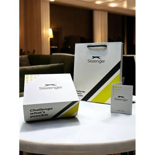 Slazenger İtalyan Tasarım Bileklik Hediyeli 2 Yıl Garantili 10 Atm Çelik Erkek Kol Saat ESH2460.01