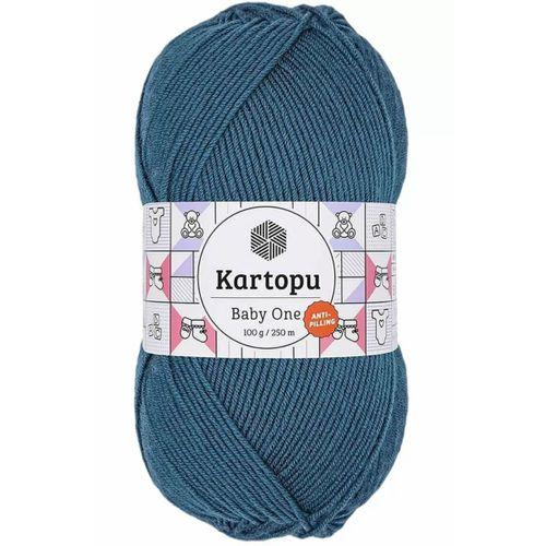 1 Adet Baby One Tüylenmeyen El Örgü İpi Yünü Petrol K1467