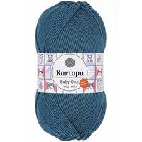 1 Adet Baby One Tüylenmeyen El Örgü İpi Yünü Petrol K1467