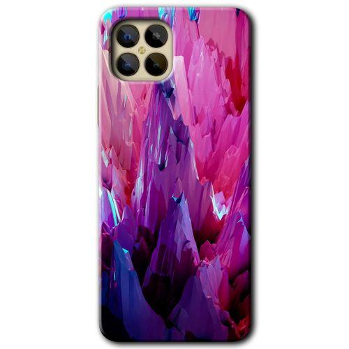 Omix X600 Kılıf HD Desen Baskılı Arka Kapak - Abstraction Sharp