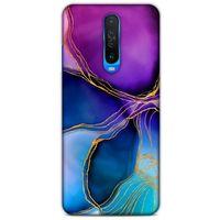 Xiaomi Redmi K30 Uyumlu Kılıf Mor Delisi (45) Liquid Air Kılıf Karışık