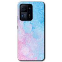 MRCİLETİSİM Xiaomi Mi Mix 4 Kılıf HD Desen Baskılı Arka Kapak+Temperli Cam - Blue Art
