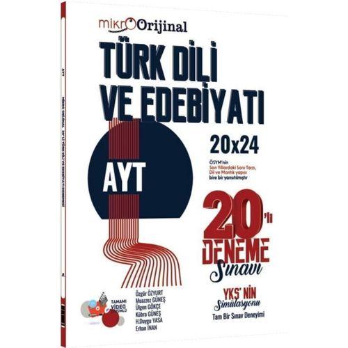 AYT Türk Dili ve Edebiyatı 20 li Deneme Sınavı Orijinal Mikro