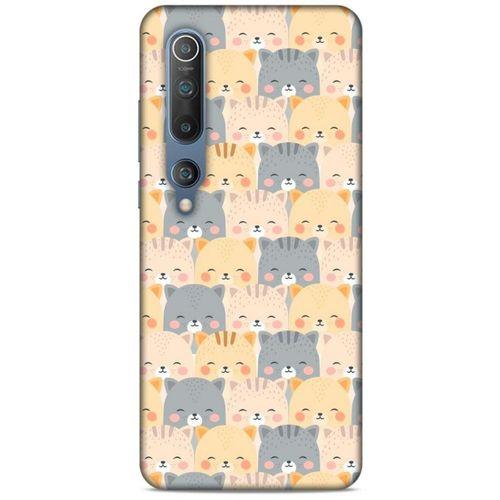 Lopard Xiaomi Mi 10 Uyumlu Kılıf Kediler (23) Ultra Koruma Kılıfı Gülen Kedi