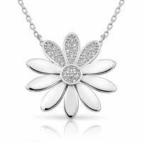 ​Gümüş Çiçek Bayan Kolye