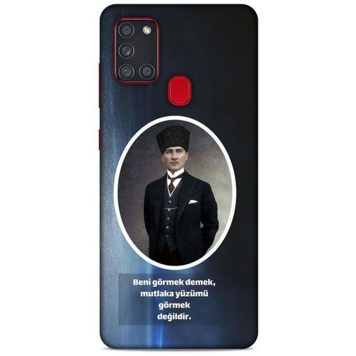 Samsung Galaxy A21s Kılıf Atatürk (7) Telefon Kılıfı Lavivert