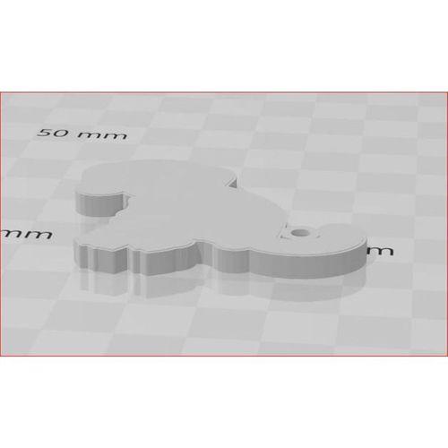 Köpek İskeleti Lithopane Anahtarlık (Bu ürün Sadece Plastik parçadır - Almadan Önce Soru Sorabilirsiniz)