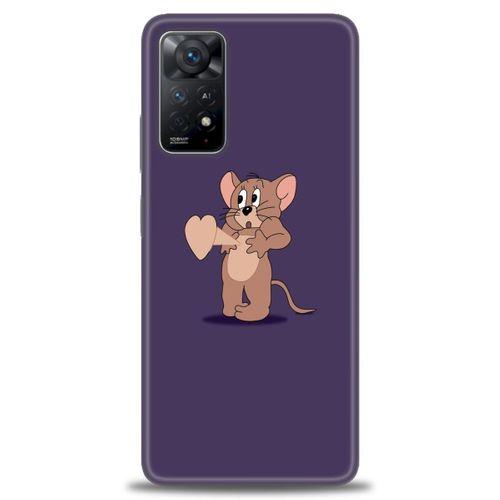 Xiaomi Redmi Note 11 Pro Kılıf HD Baskılı Kılıf - Aşık Jerry + Tam Ekran Koruyucu