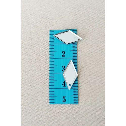 Oya Abiye Bileklik Kolye Pleksi Metalik Plastik Pul Gümüş Renk 8 gram 40 adet - BNC517