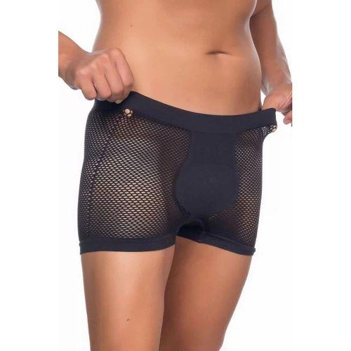 Siyah Mı Emay 2106 Fileli Soft Erkek Boxer