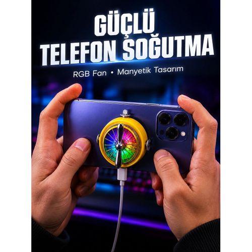 Mobil Lar İçin Rgb Işıklı Telefon Soğutucu