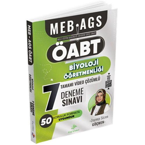2025 MEB AGS ÖABT Biyoloji Öğretmenliği Tamamı Video Çözümlü 7 Deneme Sınavı Dizgi Kitap