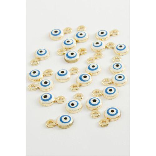 Nazar Tek Kulp Mineli Bileklik ve Kolye Ucu Aparatı 1 Adet