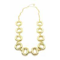 Metal Şekilli Kolye - Altın